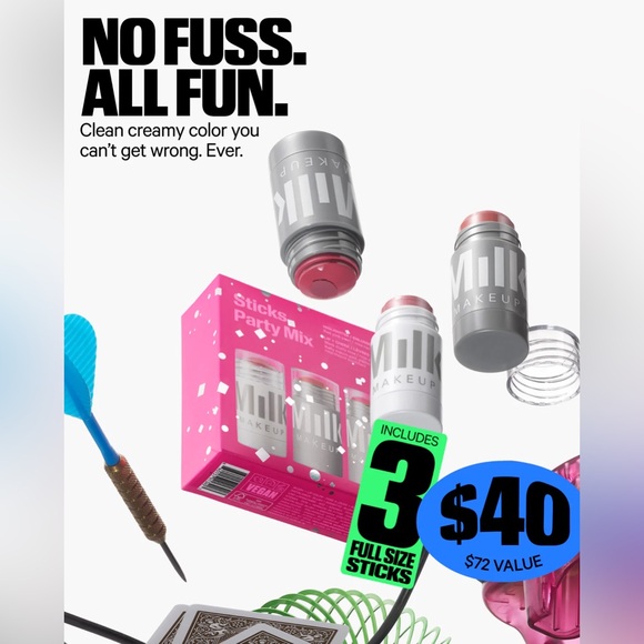 Milk Makeup Holiday Makeup Sticks Party Mix Brand New in Box Authentic - Picture 6 of 13